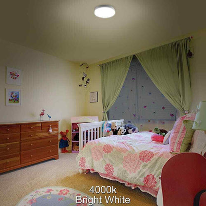 Commercial Electric 7 in. Low Profile LED Flush Mount Ceiling Light Fixture