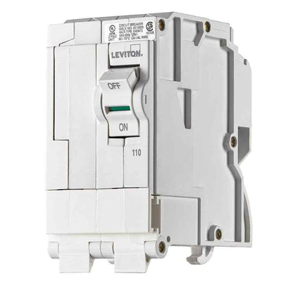 Leviton Branch Circuit Breaker Standard 2-Pole 110A 120V/240V Hydraulic Magnetic