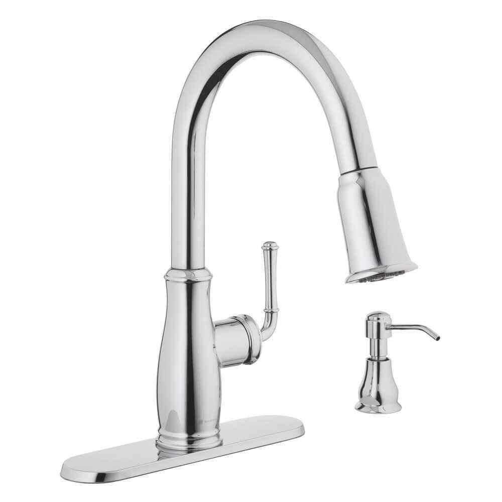 Glacier Bay Pull Down Kitchen Faucet Chrome Kagan 21-K153KCP-GB