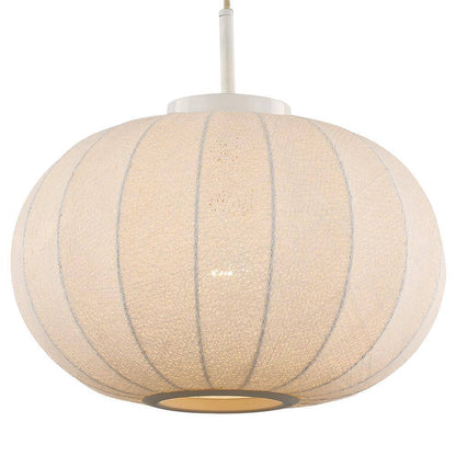 Bel Air Lighting 1-Light White Globe Hanging Kitchen Pendant Light