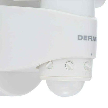 Defiant 1100 Lumen 180-Degree Integrated LED Two-Head White Outdoor Flood Light