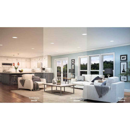 Halo HLBSL 6 in. New Construction or Remodel Canless Recessed LED Kit 5-Pack