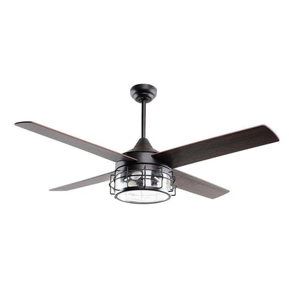 Matrix Decor 52 in. Oil Rubbed Bronze Downrod Ceiling Fan w/ Remote Control