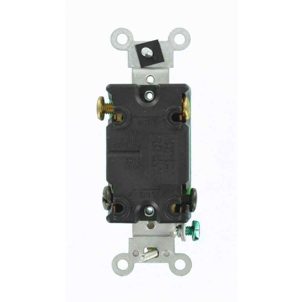 Leviton 30 Amp Industrial Grade Heavy Duty Double-Pole Locking Switch Brown