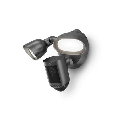 Ring Floodlight Cam Wired Pro Smart Security Video Camera w/ 2 LED Lights Wifi