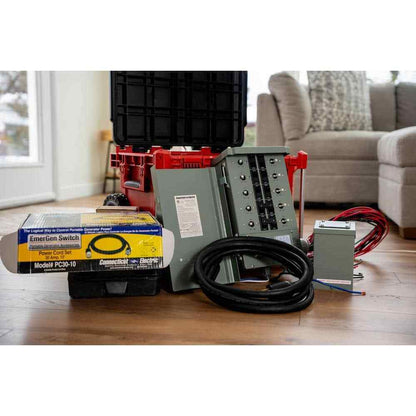 Connecticut Electric 30-Amp 10-Circuits G2 Manual Transfer Switch Kit