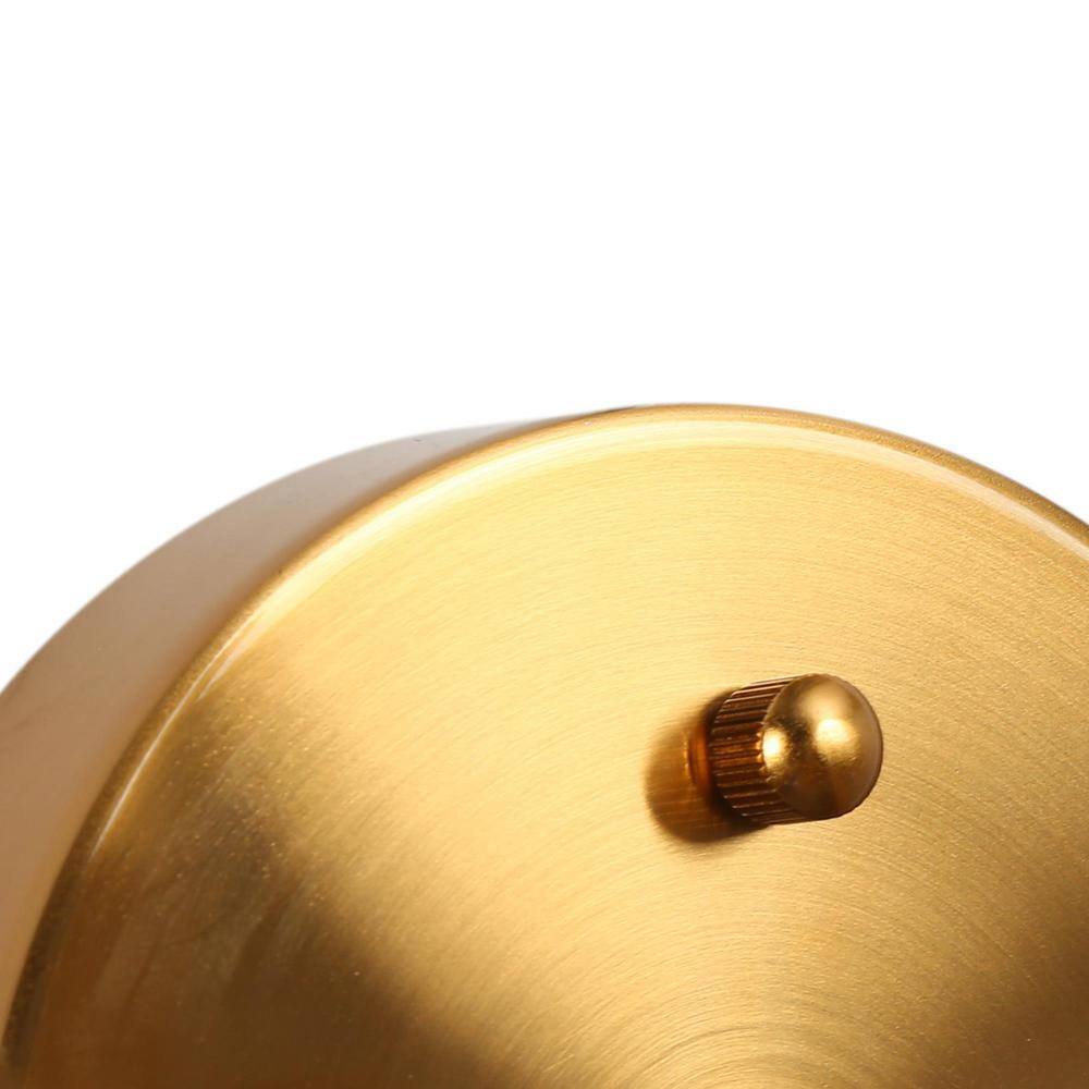LNC Modern Plated Brass 2-Light Vanity Light Contemporary Bathroom Wall Light
