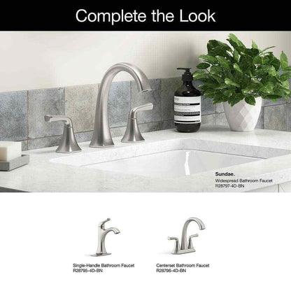 KOHLER Sundae 8 in. Widespread Double Handle Bathroom Faucet