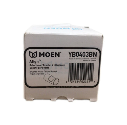 MOEN Align Single Robe Hook in Brushed Nickel YB0403BN