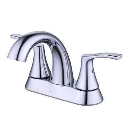 Glacier Bay Arnette 4 in. Centerset High-Arc Bathroom Faucet in Chrome