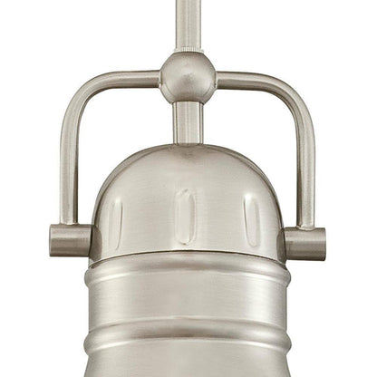 Westinghouse Boswell 1-Light Brushed Nickel Mini Pendant with LED Bulb