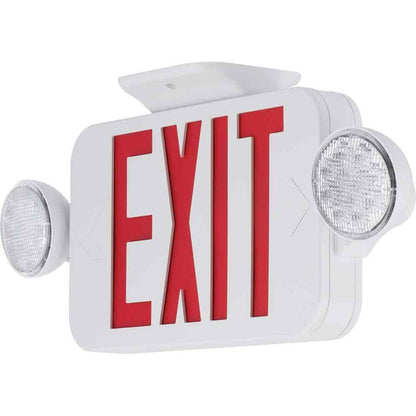 Progress Lighting 120-Volt White Integrated LED Exit Sign