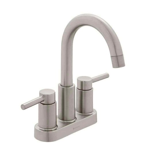 Glacier Bay Dorind 4 in. Centerset 2-Handle Bathroom Faucet Brushed Nickel