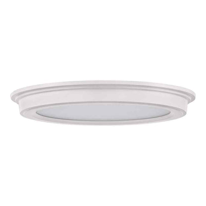 Commercial Electric 7 in. White Flush Mount Low Profile Ceiling Light 2-Pack
