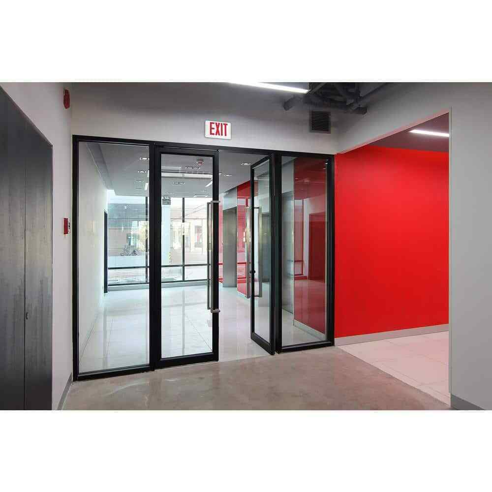 Commercial Electric 14W Equiv LED White Exit Sign w/ Ni-Cad 4.8-Volt Battery