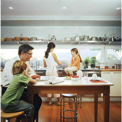 Juno Contractor Select 65BEMW HL 6 in. LED White Baffle Recessed Light Trim