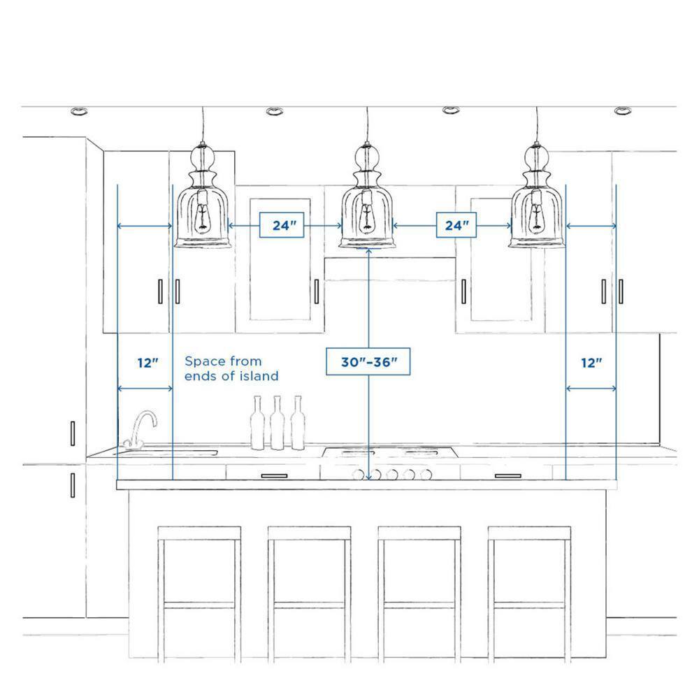 Progress Lighting Parkhurst 4-Light Brushed Nickel Foyer Pendant