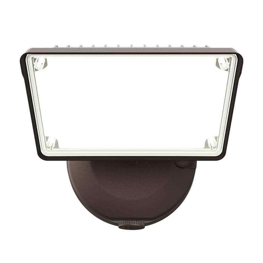 HALO TGS 120-Watt 90�� Bronze Outdoor Integrated LED Flood Light w/ Dusk to Dawn