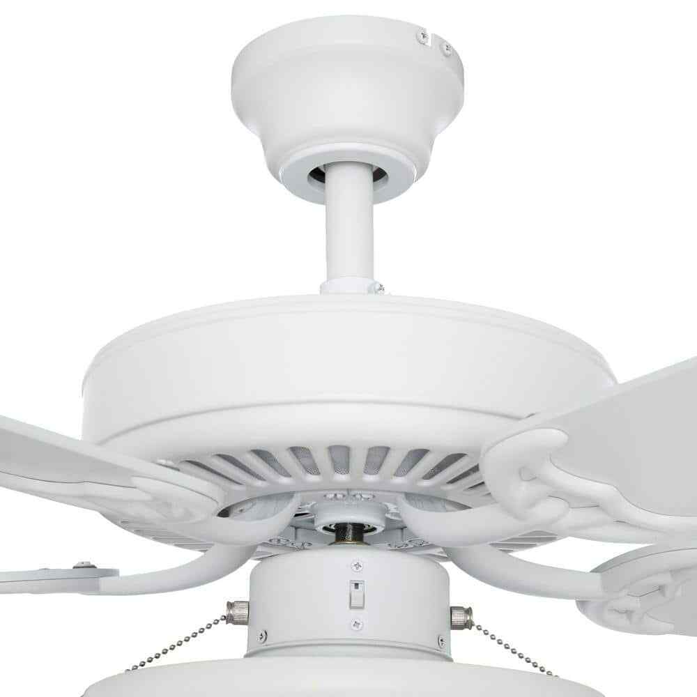 Trice 44 in. LED Matte White Ceiling Fan YG269AP-MWH