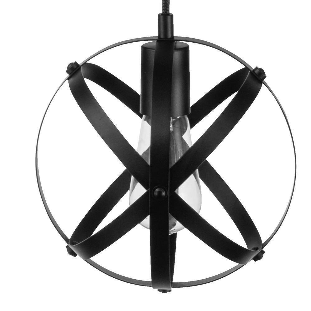Globe Electric Tatum 1-Light Dark Bronze Pendant Lighting