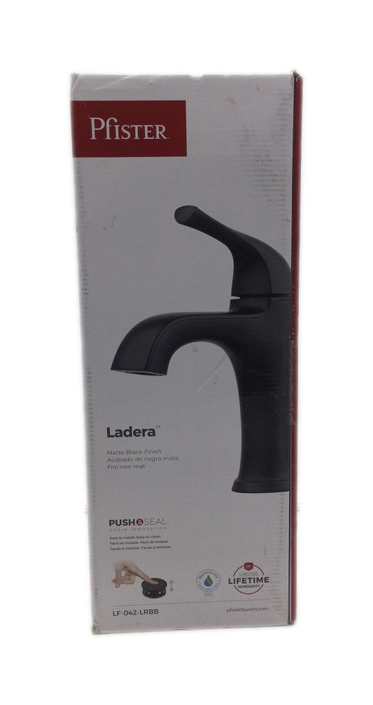 Pfister Ladera Single Hole Single-Handle Bathroom Faucet in Matte Black