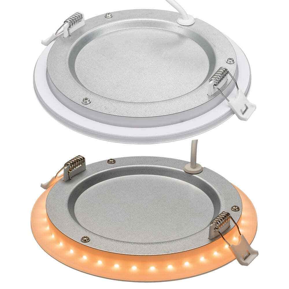 Commercial Electric Ultra Slim 6 in. CCT Integrated LED Recessed Light Trim