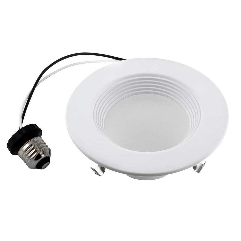 Simply Conserve 4 in. Wattage and CCT Selectable LED Recessed Downlight Retrofit