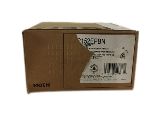 MOEN Brantford osi-Temp Shower Only Trim Kit in Brushed Nickel (No Valve Incl)