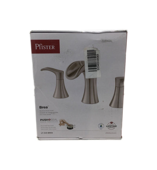 Pfister Brea 8 in. Widespread 2-Handle Waterfall Bathroom Faucet Brushed Nickel