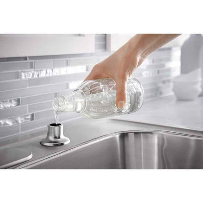 KOHLER Mistos Single-Handle Pull-Out Sprayer Kitchen Faucet In Stainless Steel