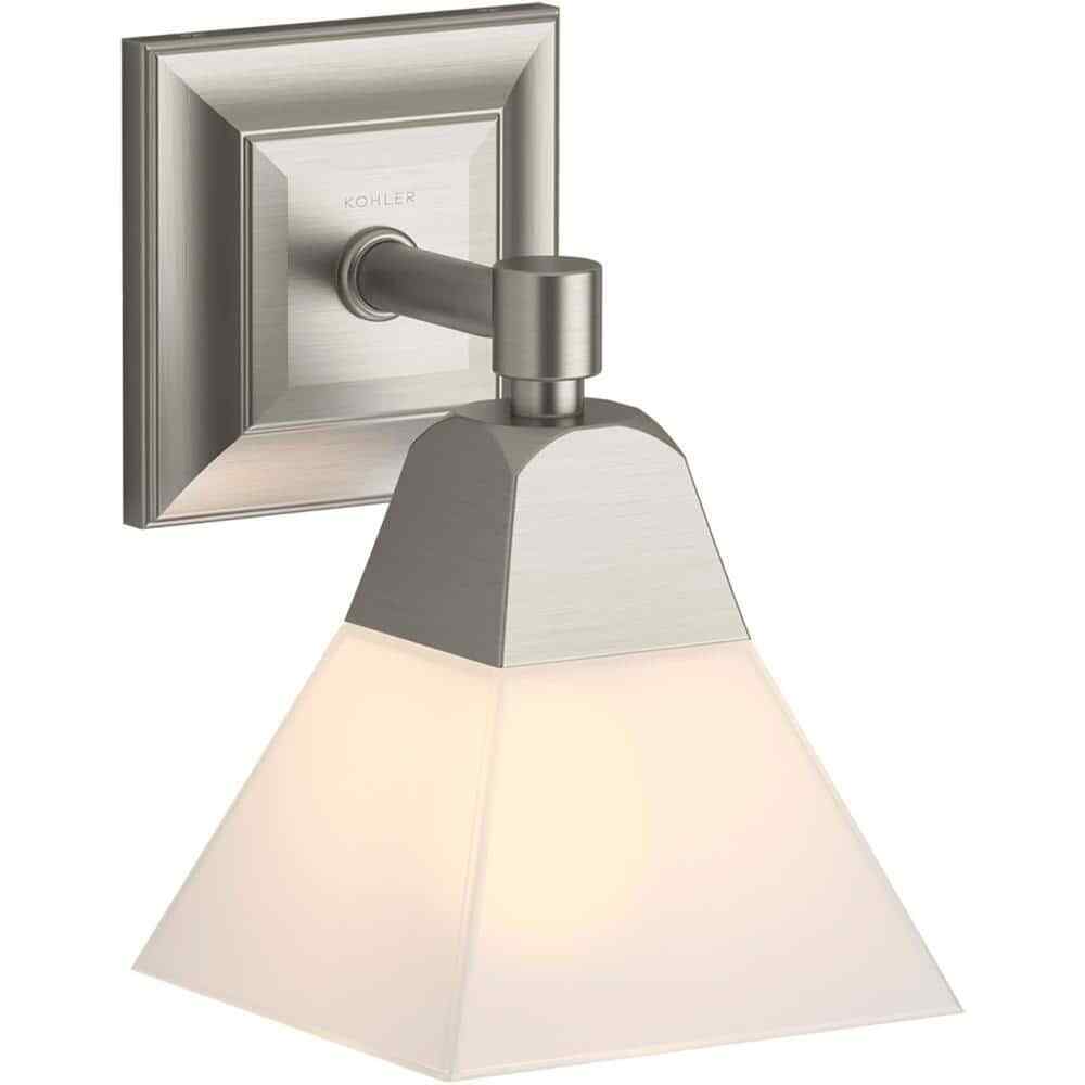 KOHLER Memoirs 1-Light Brushed Nickel Wall Sconce K-23686-SC01-BNL