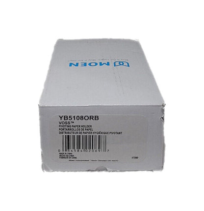 MOEN Voss Pivoting Double Post BathroomToilet Paper Holder in Oil Rubbed Bronze
