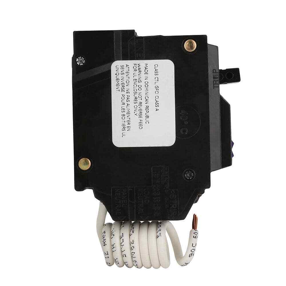 GE Q-Line 20 Amp Single-Pole Dual Function Arc Fault/GFCI Breaker THQL1120DFP