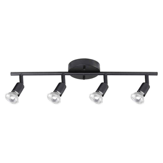 Globe Electric Payton 1.6 ft. 4-Light Matte Black Track Lighting Kit 59354