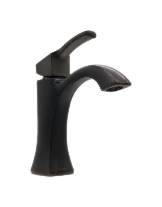 MOEN Voss Single Hole Single-Handle High-Arc Bathroom Faucet Oil Rubbed Bronze