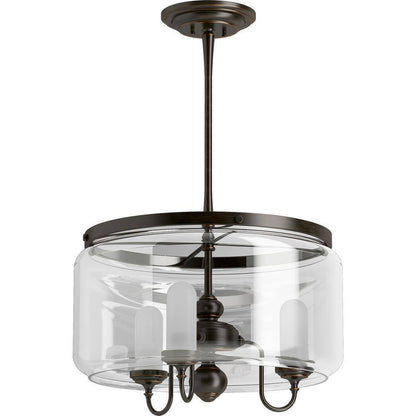 KOHLER Artifacts 3-Light Oil-Rubbed Bronze Chandelier