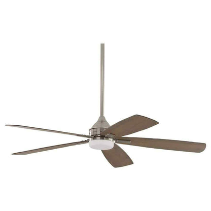Home Decorators Beckford 52 in. Integrated LED Indoor Brushed Nickel Ceiling Fan