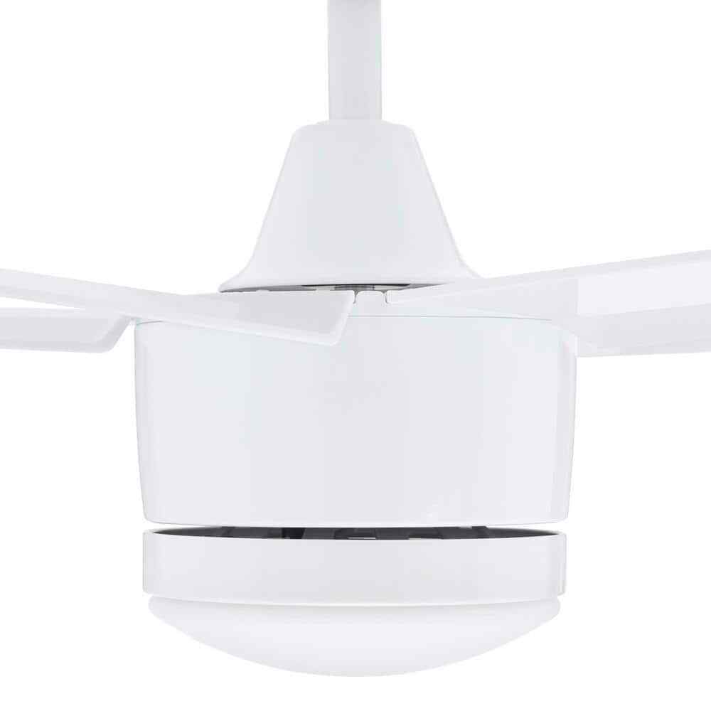 Home Decorators Merwry 48 in. LED Indoor White Ceiling Fan w/ Light Kit + Remote