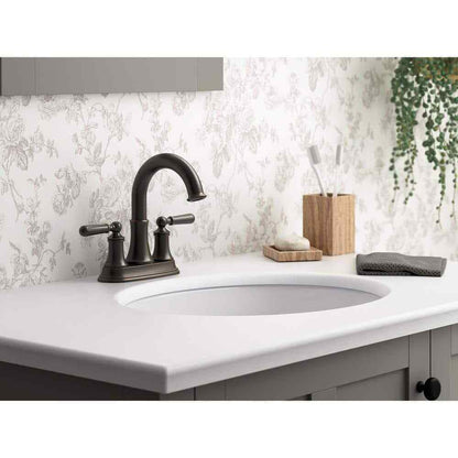 KOHLER Capilano 4 in. Centerset 2-Handle Bathroom Faucet in Oil-Rubbed Bronze