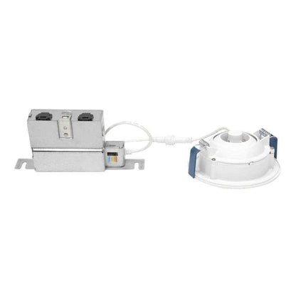 HALO HLA 4 in. Color Selectable Canless Recessed Wide Beam Gimbal Trim LED Kit