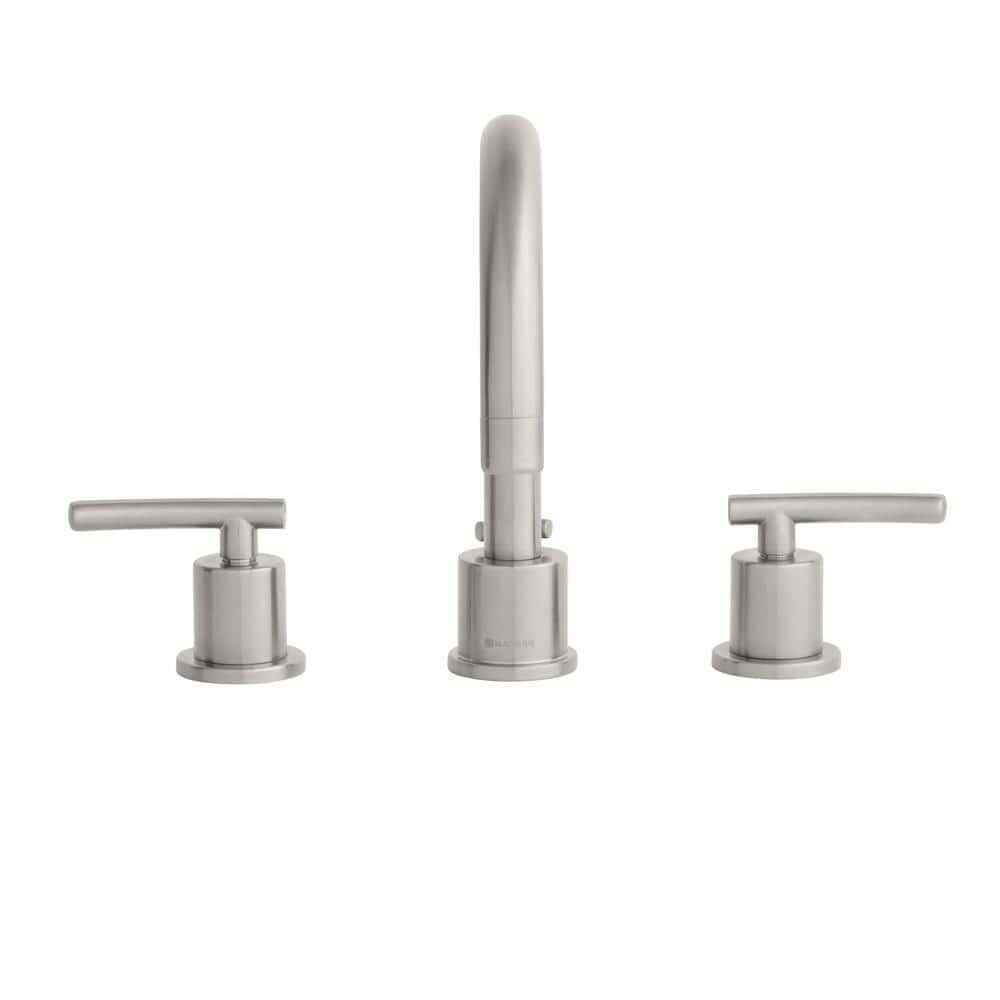 Glacier Bay Dorset 8 in. Widespread 2-Handle Bathroom Faucet Brushed Nickel