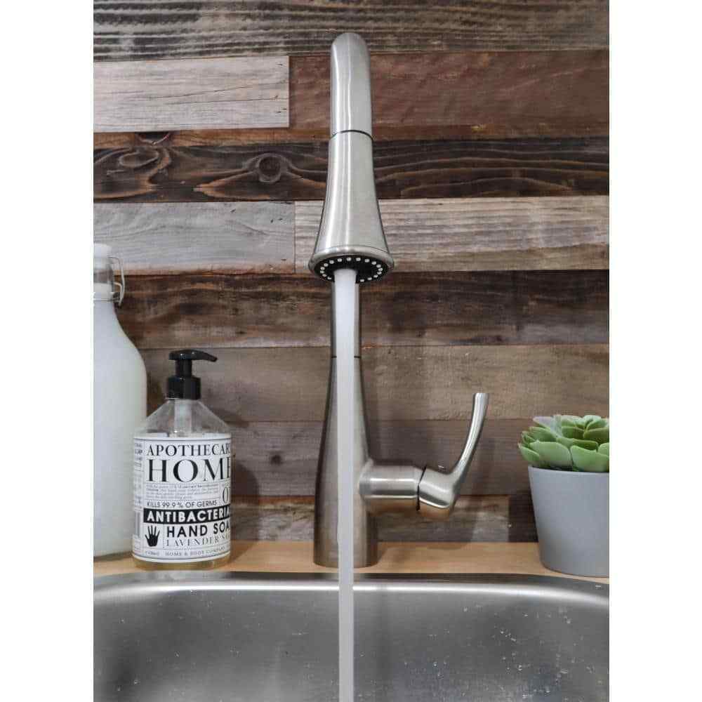 Glacier Bay Marcie Pull Down Touchless Kitchen Faucet in Stainless Steel
