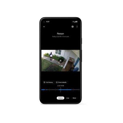 Google Nest Cam Battery Weatherproof 10M Cable GA02278-US
