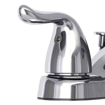 Glacier Bay Constructor 4 in. Centerset 2-Handle Bathroom Faucet in Chrome