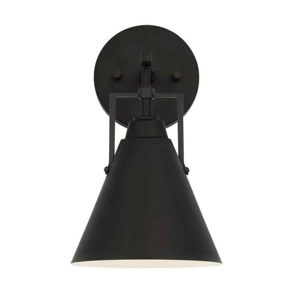 Home Decorators Insdale Matte Black Modern Industrial Bathroom Vanity Light