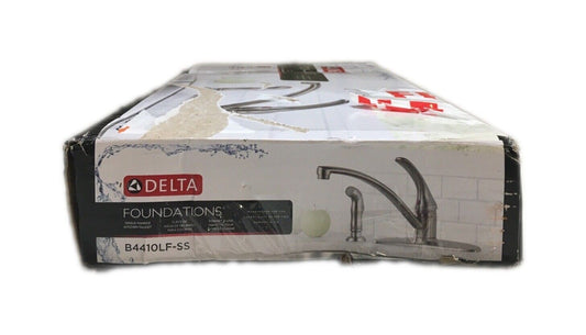 Delta Foundations Standard Kitchen Faucet w/ Side Sprayer in Stainless
