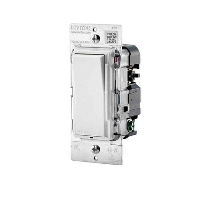 Leviton Decora 600W Single-Pole/3-Way Universal Rocker Slide Dimmer White 3-Pack