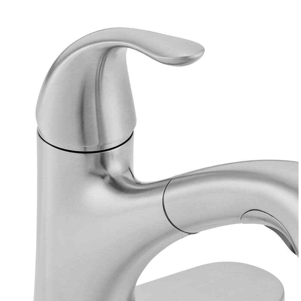 Glacier Bay Market Single-Handle Pull-Out Sprayer Kitchen Faucet Stainless Steel
