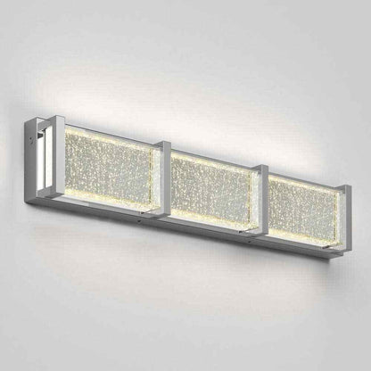 Artika Subway Chrome Modern LED Vanity Light Bar for Bathroom w/ Bubble Glass