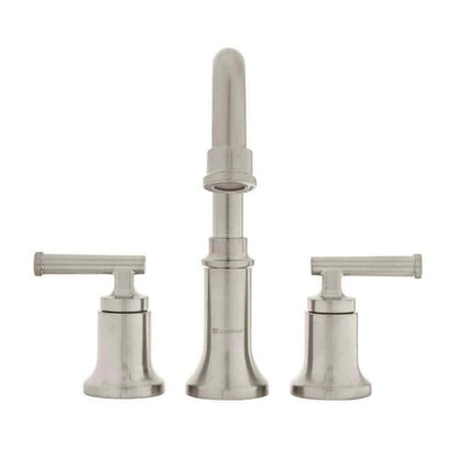 Glacier Bay Oswell 8 in. Widespread Double-Handle High-Arc Bathroom Faucet